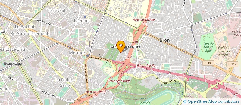 localisation de l'entreprise COPROPRIETE  BRON