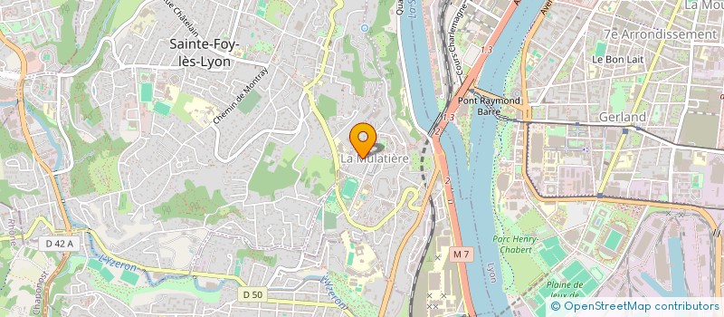 localisation de l'entreprise COPROPRIETE  LA MULATIERE