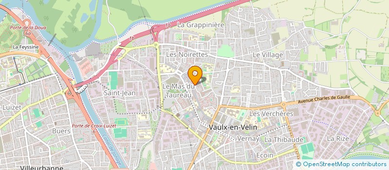 localisation de l'entreprise COPROPRIETE  VAULX-EN-VELIN