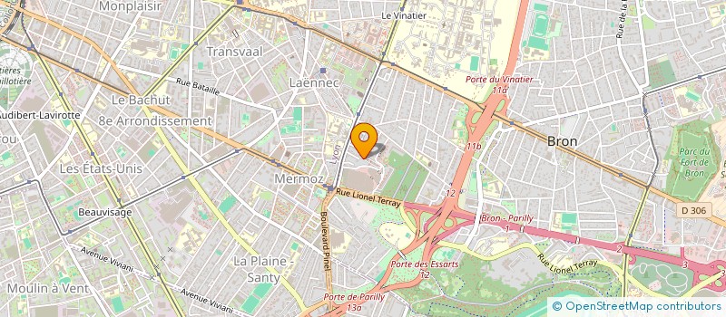 localisation de l'entreprise COPROPRIETE  BRON