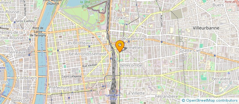 localisation de l'entreprise COPROPRIETE  LYON