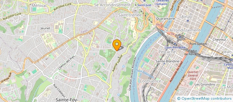 localisation de l'entreprise COPROPRIETE  SAINTE-FOY-LES-LYON