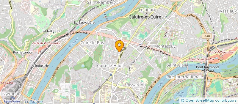 localisation de l'entreprise COPROPRIETE à CALUIRE-ET-CUIRE