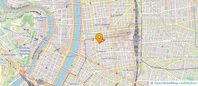 localisation de l'entreprise COPROPRIETE  LYON 3EME