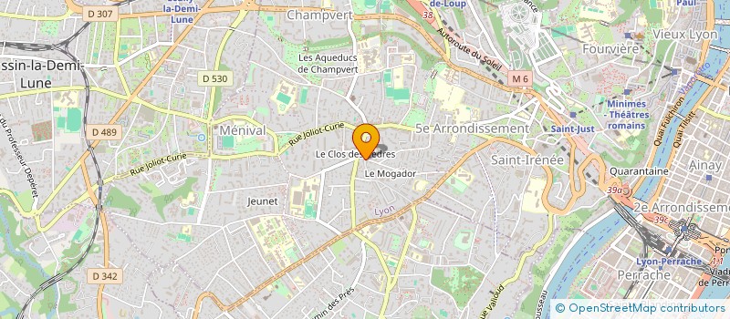 localisation de l'entreprise COPROPRIETE  LYON