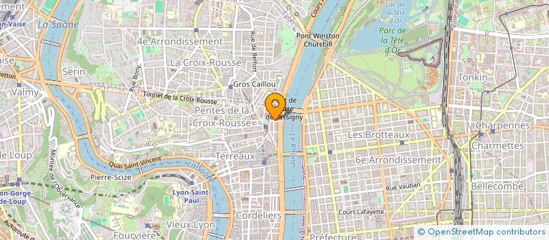 localisation de l'entreprise COPROPRIETE à LYON