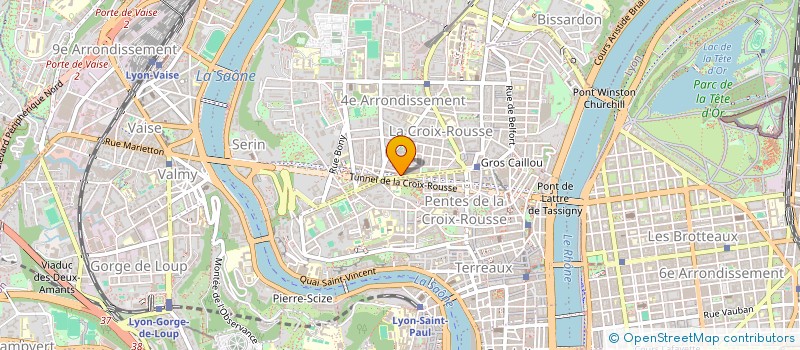 localisation de l'entreprise COPROPRIETE  LYON