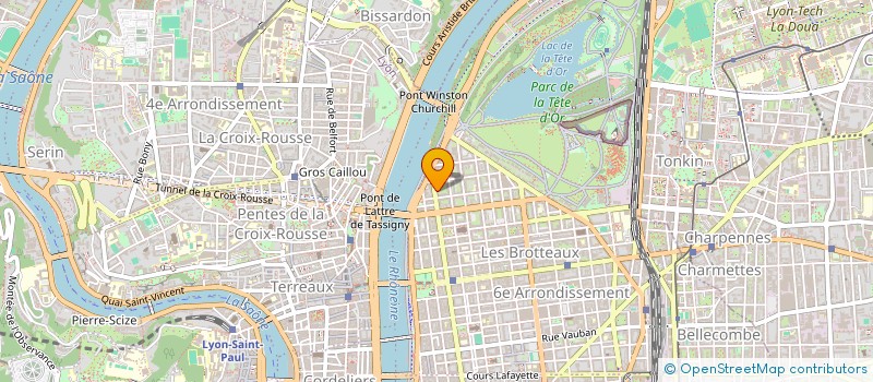 localisation de l'entreprise COPROPRIETE  LYON