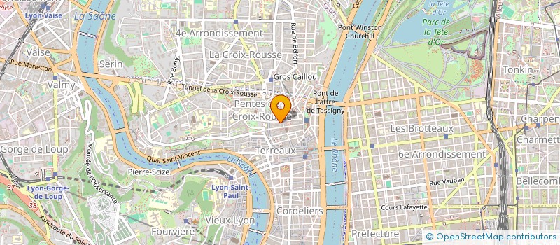 localisation de l'entreprise COPROPRIETE à LYON