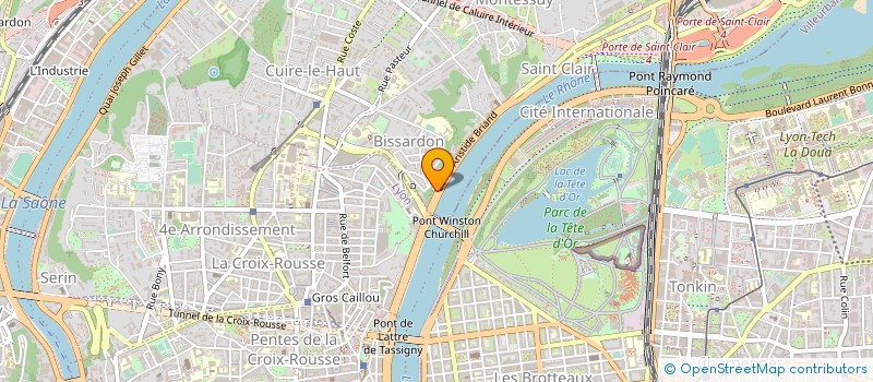 localisation de l'entreprise COPROPRIETE à CALUIRE-ET-CUIRE