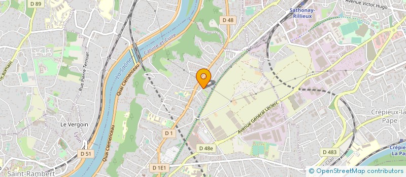 localisation de l'entreprise COPROPRIETE à CALUIRE-ET-CUIRE