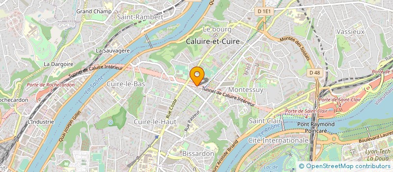 localisation de l'entreprise COPROPRIETE à CALUIRE-ET-CUIRE