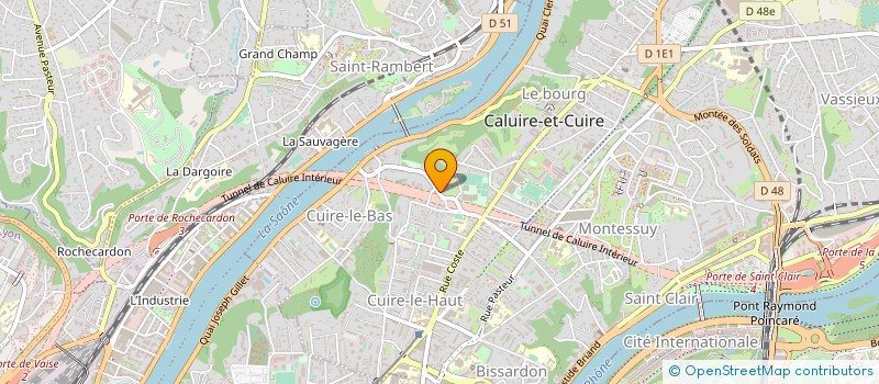 localisation de l'entreprise COPROPRIETE à CALUIRE-ET-CUIRE