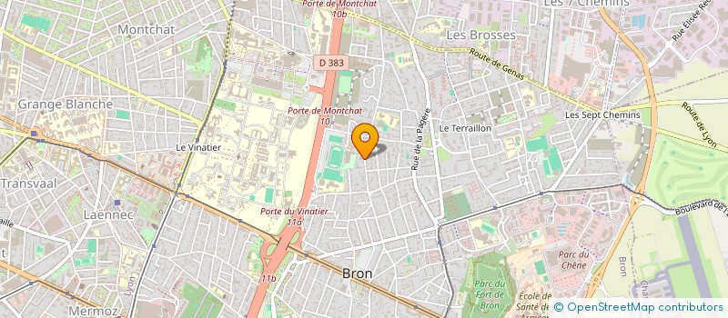 localisation de l'entreprise COPROPRIETE  BRON