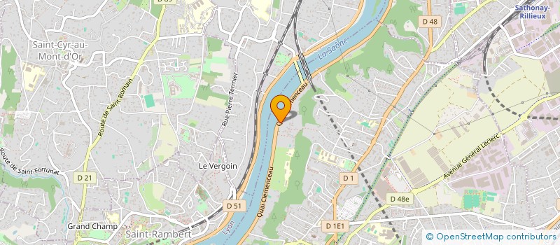 localisation de l'entreprise COPROPRIETE à CALUIRE-ET-CUIRE