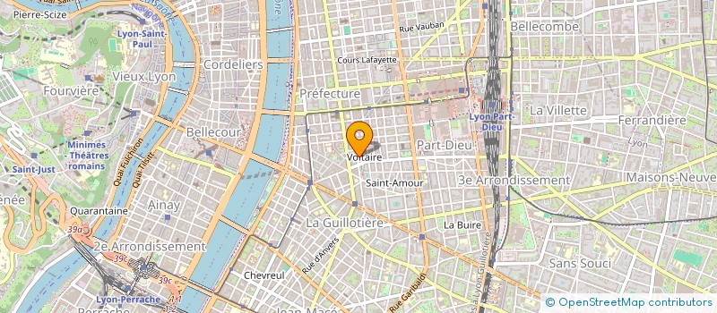 localisation de l'entreprise COPROPRIETE  LYON