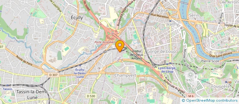 localisation de l'entreprise COPROPRIETE  LYON