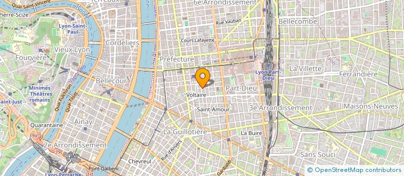 localisation de l'entreprise COPROPRIETE  LYON