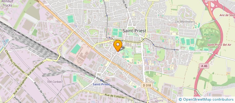 localisation de l'entreprise COPROPRIETE  SAINT-PRIEST