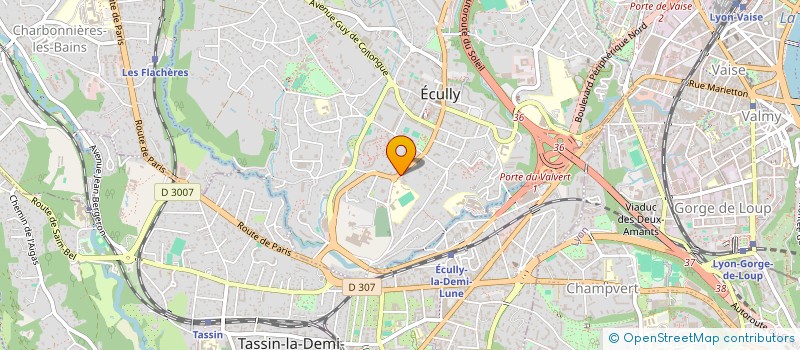 localisation de l'entreprise COPROPRIETE  ECULLY