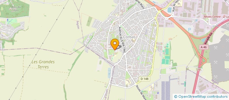 localisation de l'entreprise COPROPRIETE à CORBAS