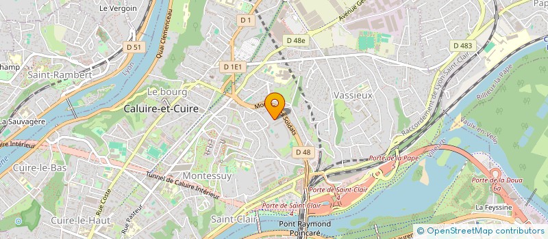 localisation de l'entreprise COPROPRIETE à CALUIRE-ET-CUIRE