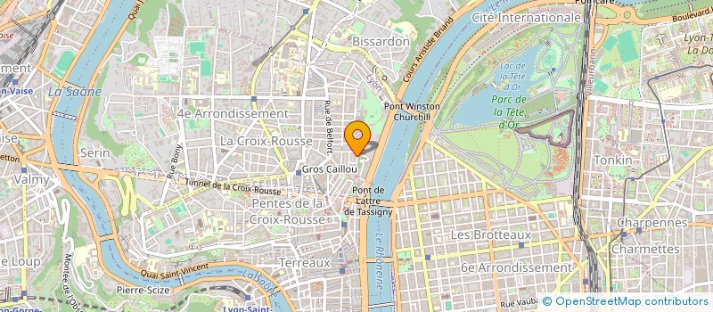 localisation de l'entreprise COPROPRIETE  LYON