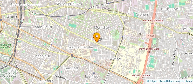 localisation de l'entreprise COPROPRIETE  LYON