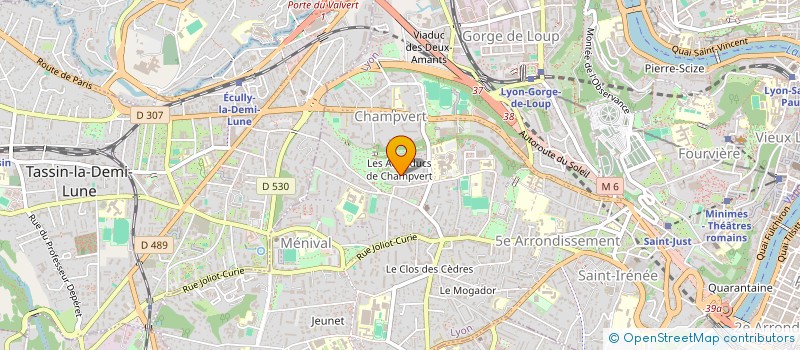 localisation de l'entreprise COPROPRIETE à LYON