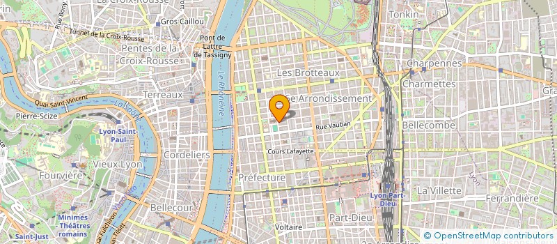 localisation de l'entreprise COPROPRIETE  LYON