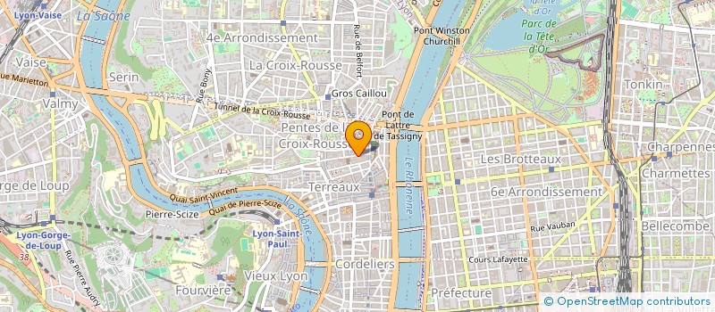 localisation de l'entreprise COPROPRIETE à LYON