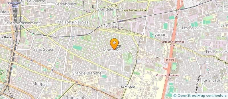 localisation de l'entreprise COPROPRIETE  LYON