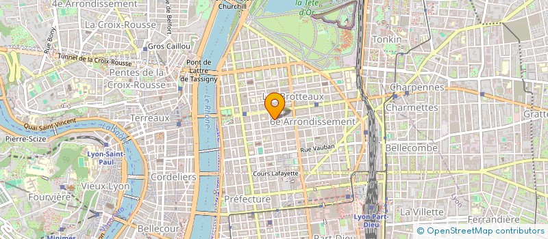 localisation de l'entreprise COPROPRIETE  LYON