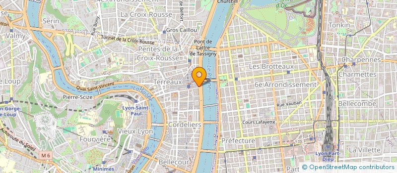 localisation de l'entreprise COPROPRIETE à LYON