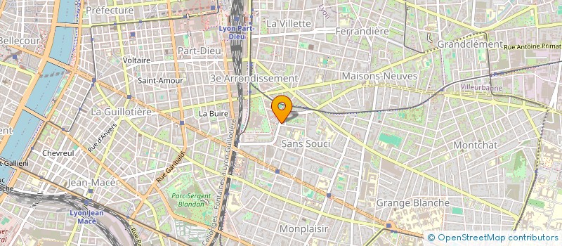 localisation de l'entreprise COPROPRIETE  LYON