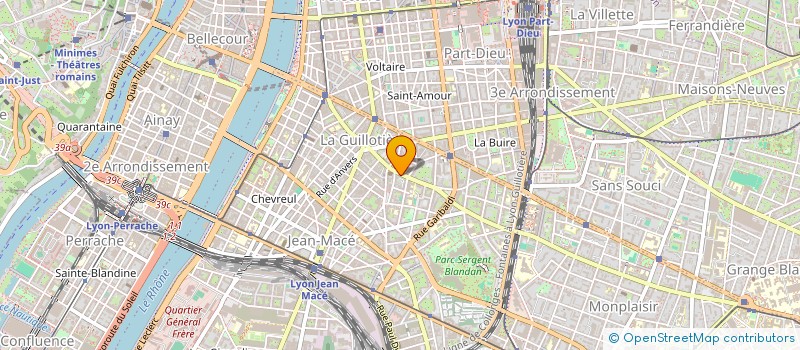 localisation de l'entreprise COPROPRIETE  LYON