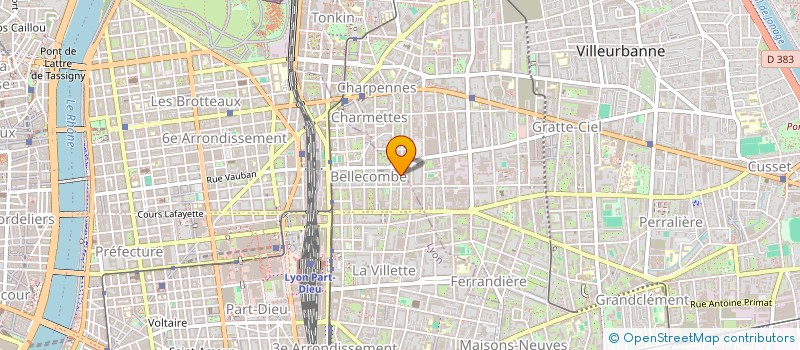 localisation de l'entreprise COPROPRIETE  LYON