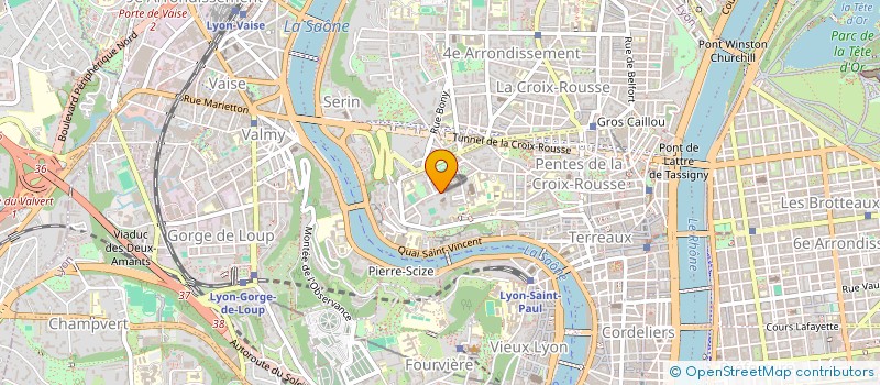 localisation de l'entreprise COPROPRIETE à LYON