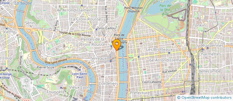 localisation de l'entreprise COPROPRIETE à LYON