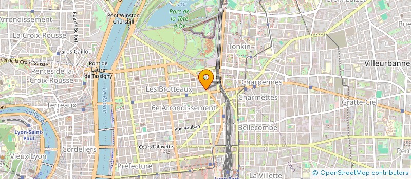 localisation de l'entreprise COPROPRIETE  LYON