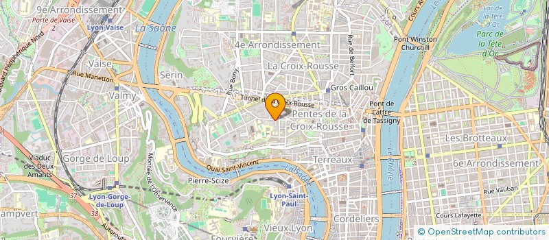 localisation de l'entreprise COPROPRIETE à LYON