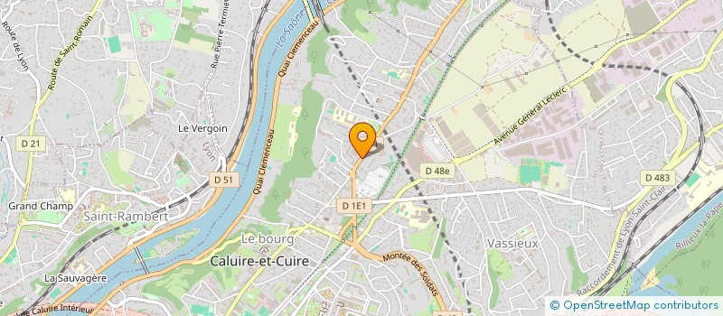 localisation de l'entreprise COPROPRIETE à CALUIRE-ET-CUIRE