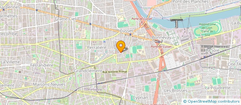 localisation de l'entreprise COPROPRIETE  VILLEURBANNE