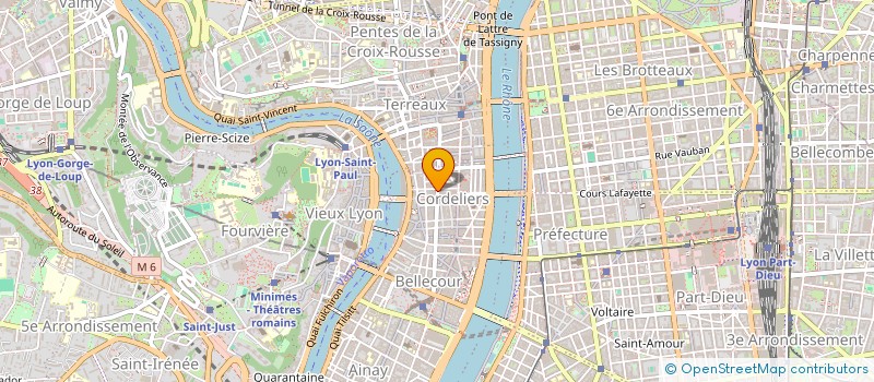 localisation de l'entreprise COPROPRIETE  LYON