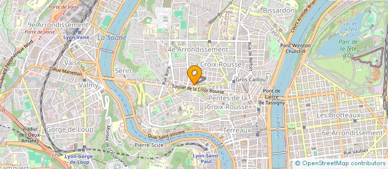 localisation de l'entreprise COPROPRIETE  LYON