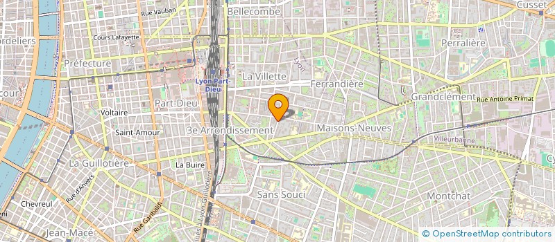 localisation de l'entreprise COPROPRIETE  LYON