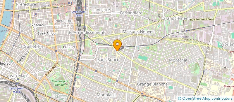 localisation de l'entreprise COPROPRIETE  LYON