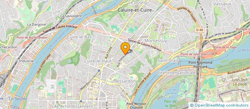 localisation de l'entreprise COPROPRIETE à CALUIRE-ET-CUIRE