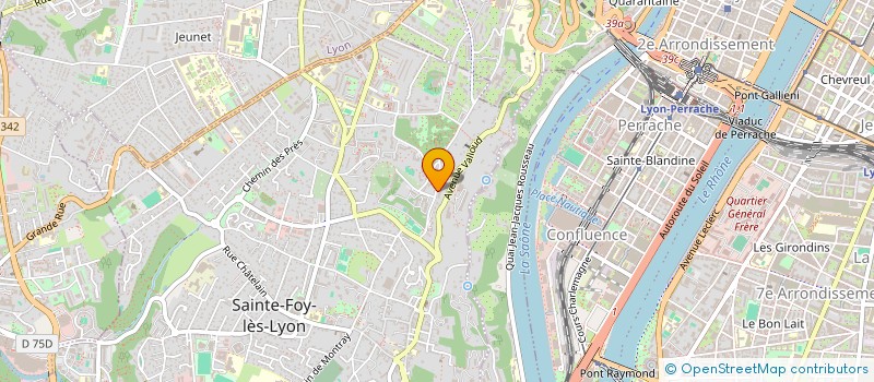 localisation de l'entreprise COPROPRIETE  SAINTE-FOY-LES-LYON