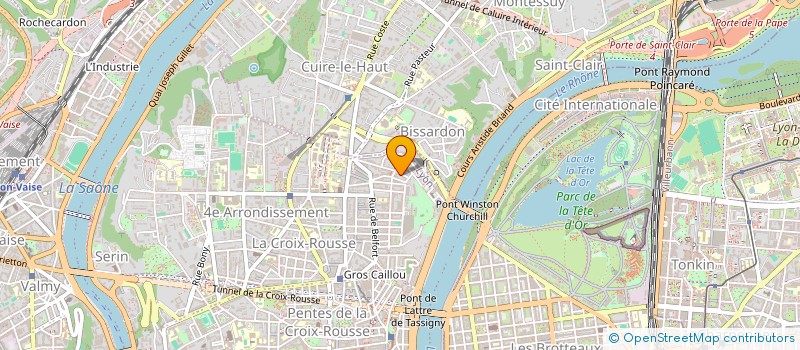 localisation de l'entreprise COPROPRIETE  LYON